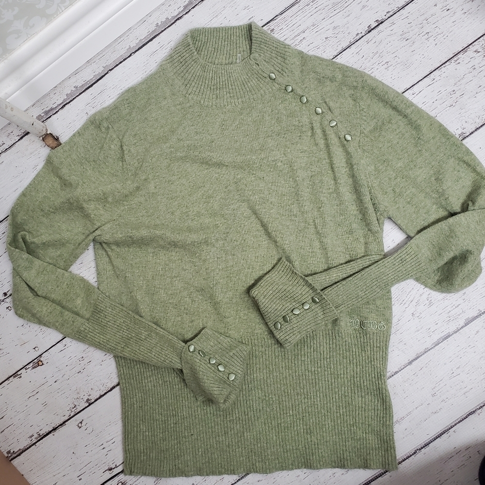 Bcbgmaxazria Sweater olive green xl